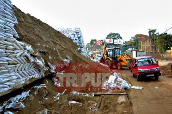 Tripura's 1st Flyover mars into corruption : Nagarjuna Constructions Company fails Flyover load test, CPI-M's preference for Hyderabad's tainted companies under scanner Tripura's 1st Flyover mars into corruption : Nagarjuna Constructions Company fails Flyover load test, CPI-M's preference for Hyderabad's tainted companies under scanner